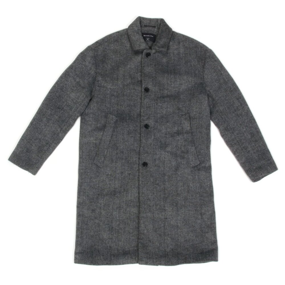 Abercrombie & Fitch Charcoal Trench Coat